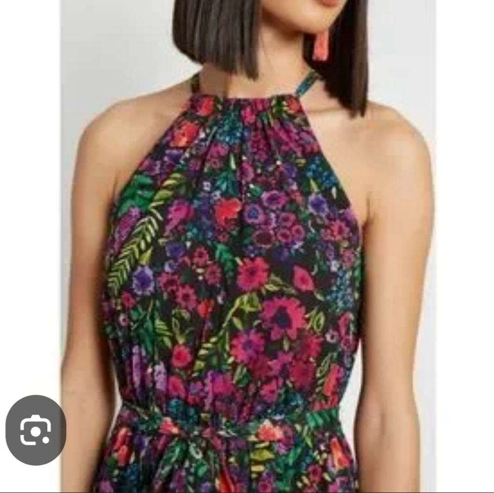 ModCloth Illuminated Elegance Floral Maxi Dress XS - Picture 2 of 9